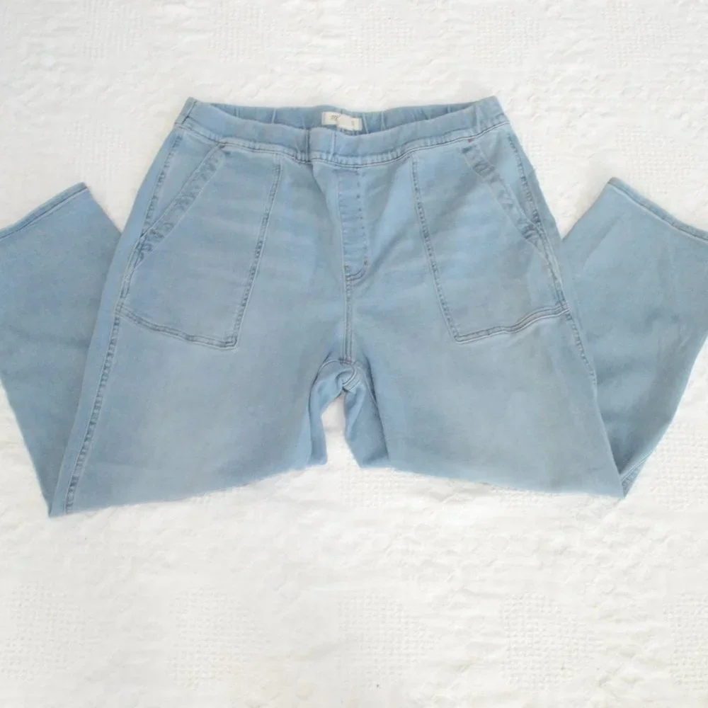 Madewell Pull-On Relaxed Jeans in Bellview Wash XL - Picture 3 of 16